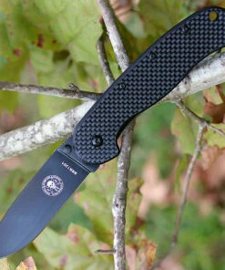 Deals ⭐ BRK Zancudo Carbon Fiber / G10 handles, Black EDP D2 Steel, Plain Edge, Design by Esee Knives ⭐