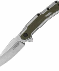 Best deal 💯 Kershaw Knives Kershaw Salvage- SS/Green Nylon Overlay (2.9" 8Cr13MoV SW) 1369 🔔