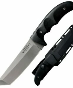 Cheapest ✔️ Cold Steel Medium Warcraft 13ST, 5.5" Tanto Stonewash CPM-3, Black G-10 Handle 👍
