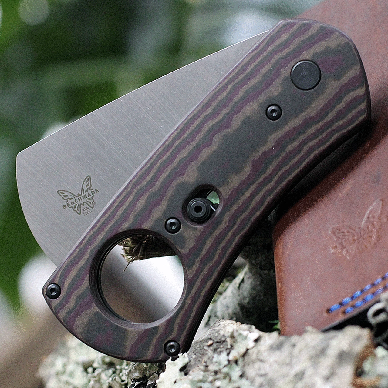 Best Sale ⭐ Benchmade Knives Benchmade 1500 Cigar Cutter CPM -S30V, Chocolate/Brown/Red layered Richlite Handle 🌟 1 Best Sale ⭐ Benchmade Knives Benchmade 1500 Cigar Cutter CPM -S30V, Chocolate/Brown/Red layered Richlite Handle 🌟