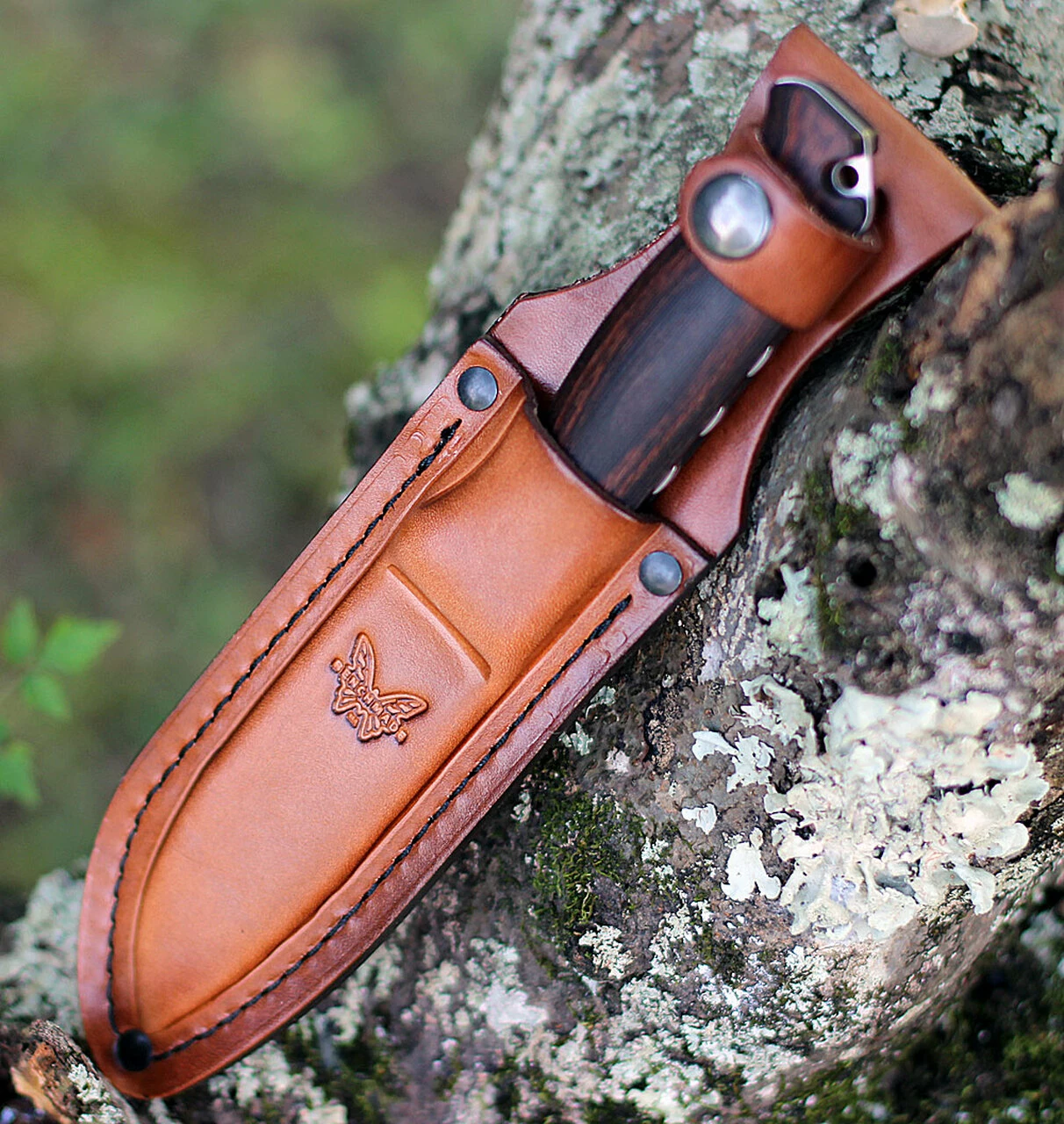 Best Sale 🎁 Benchmade Knives Benchmade 15002 Saddle Mountain Skinner, 4.20" CPM-S30V Satin Drop Point Blade, Stabilized Wood Handle 😍 3 Best Sale 🎁 Benchmade Knives Benchmade 15002 Saddle Mountain Skinner, 4.20" CPM-S30V Satin Drop Point Blade, Stabilized Wood Handle 😍 - Image 3