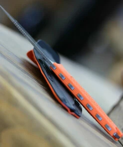 Cheap 🔔 Benchmade Knives Benchmade 15006 Steep Country, 3.54" CPM-S30V Satin Drop Point Blade, Orange Santoprene Handle 👏 -Automatic Knives shop 15006 11706.1606837667