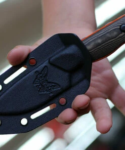 Hot Sale ✨ Benchmade Knives Benchmade 15017-1 Hidden Canyon Hunter, 2.79" CPM-S90V Satin Drop Point Blade, Richlite/Orange G10 Handle ❤️ -Automatic Knives shop 15017 1.1 90840.1594841278