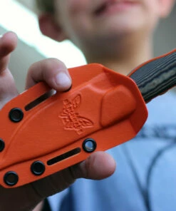 Hot Sale ✨ Benchmade Knives Benchmade 15017-1 Hidden Canyon Hunter, 2.79" CPM-S90V Satin Drop Point Blade, Richlite/Orange G10 Handle ❤️ -Automatic Knives shop 15017 1 68498.1594841278