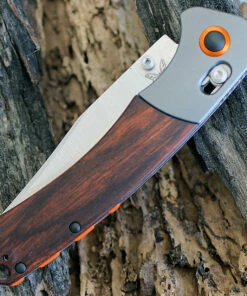 Cheapest 🎉 Benchmade Knives Benchmade HUNT 15080-2 Crooked River, 4 in CPM-S30V Plain Blade, Wood Handles 🔔 -Automatic Knives shop 15080 2 1 19112.1566586713