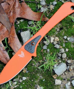 Hot Sale 👏 Benchmade Knives Benchmade Hunt 15200ORG Altitude, 3.08" CPM-S90V Plain Blade, Carbon Fiber-G-10 Handle ⭐