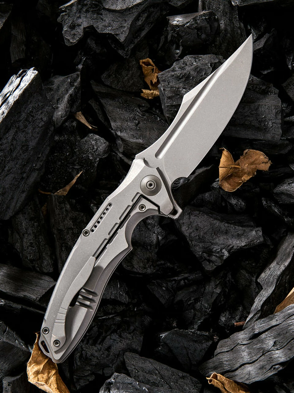 Cheapest ⭐ We Knife Co. We Knife Chimera - Gray Ti (3.9” CPM S35VN Bead Blast) 814B ⭐ 2 Cheapest ⭐ We Knife Co. We Knife Chimera - Gray Ti (3.9” CPM S35VN Bead Blast) 814B ⭐ - Image 2