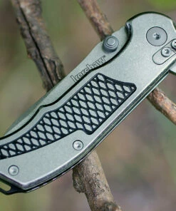 Outlet ✔️ Kershaw Knives Kershaw 1558 Agile, 2.75" 8Cr13MoV Plain Blade, 2-Tone Stainless Handles 🔔 -Automatic Knives shop 1558.3 42373.1566585899