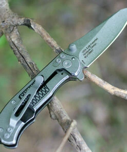 Outlet ✔️ Kershaw Knives Kershaw 1558 Agile, 2.75" 8Cr13MoV Plain Blade, 2-Tone Stainless Handles 🔔 -Automatic Knives shop 1558 67260.1566585898