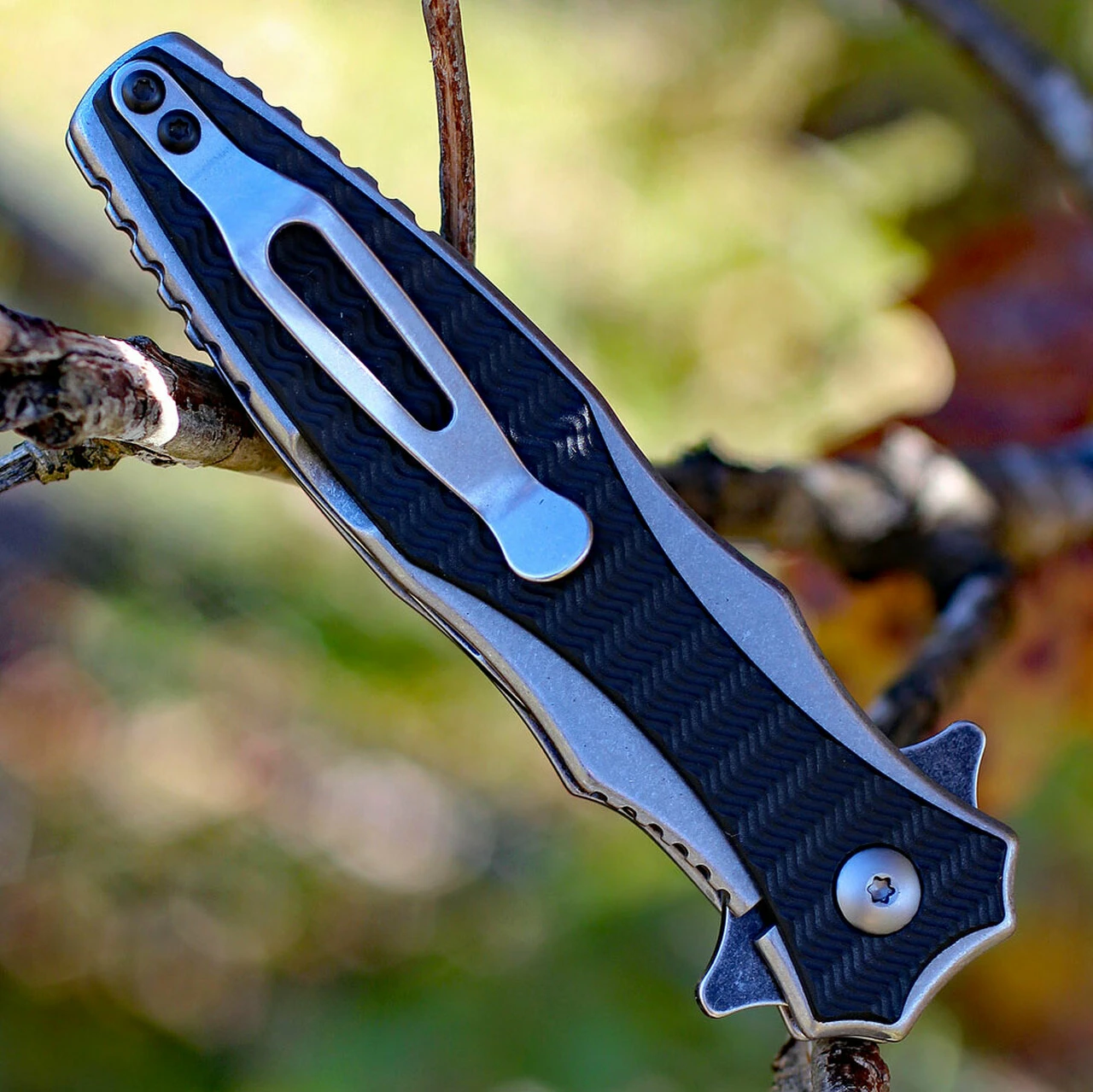 Flash Sale ✔️ Kershaw Knives Kershaw 1559 Decimus A/O, 3.25 in. 8Cr13MoV Black Stonewash plain Blade, GFN Handle 🤩 4 Flash Sale ✔️ Kershaw Knives Kershaw 1559 Decimus A/O, 3.25 in. 8Cr13MoV Black Stonewash plain Blade, GFN Handle 🤩 - Image 4