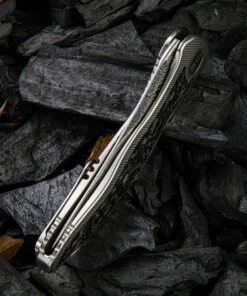 Promo 😍 We Knife Co. We Knife Synergy 2 Framelock Folder 912CFDS2, 3.49" Heimskringla Damasteel Tanto Plain Blade, 6AL4V Titanium with Shredded Carbon Fiber Inlay Handle 💯 -Automatic Knives shop 1575253526852160 10628.1582054041