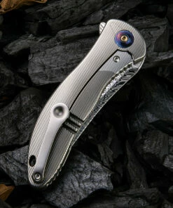 Outlet 🔥 We Knife Co. We Knife Synergy 2 Framelock Folder 912DS2, 3.49" Heimskringla Damasteel Tanto Plain Blade, 6AL4V Titanium Satin Polished Grooved Handle 🛒 9 Outlet 🔥 We Knife Co. We Knife Synergy 2 Framelock Folder 912DS2, 3.49" Heimskringla Damasteel Tanto Plain Blade, 6AL4V Titanium Satin Polished Grooved Handle 🛒 -Automatic Knives shop 1575253861595158 18223.1582052738