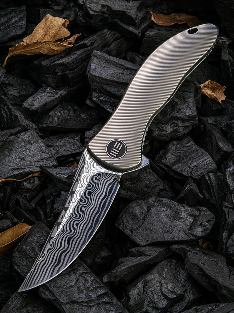 Cheap ๐ We Knife Co. We Knife Synergy 2 Framelock Folder 912DS1, 3.49" Heimskringla Damasteel Trailing Point Plain Blade, 6AL4V Titanium Satin Polished Grooved Handle ๐งจ 1 Cheap ๐ We Knife Co. We Knife Synergy 2 Framelock Folder 912DS1, 3.49" Heimskringla Damasteel Trailing Point Plain Blade, 6AL4V Titanium Satin Polished Grooved Handle ๐งจ