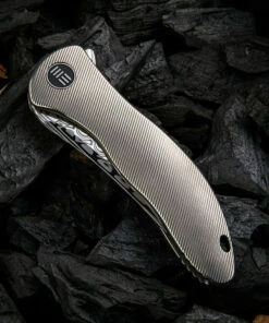 Cheap ๐ We Knife Co. We Knife Synergy 2 Framelock Folder 912DS1, 3.49" Heimskringla Damasteel Trailing Point Plain Blade, 6AL4V Titanium Satin Polished Grooved Handle ๐งจ 8 Cheap ๐ We Knife Co. We Knife Synergy 2 Framelock Folder 912DS1, 3.49" Heimskringla Damasteel Trailing Point Plain Blade, 6AL4V Titanium Satin Polished Grooved Handle ๐งจ -Automatic Knives shop 1575253993338711 79298.1582054593