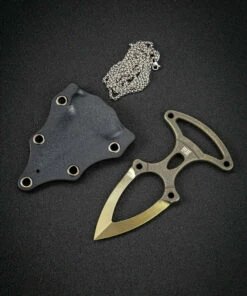 Hot Sale ⭐ We Knife Co. We Knife BUD Push Dagger 924A, 2.02" 6AL4V Bronze Titanium Plain Blade, Bronze Titanium Handle, Black Kydex Sheath 💯 -Automatic Knives shop 1575255637273743 22164.1582047367