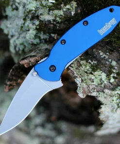 Best deal ✨ Kershaw Knives Kershaw 1620NB Scallion, 2.25" 420HC SS Plain Blade, Navy Blue Anodized Aluminum Handle 🧨