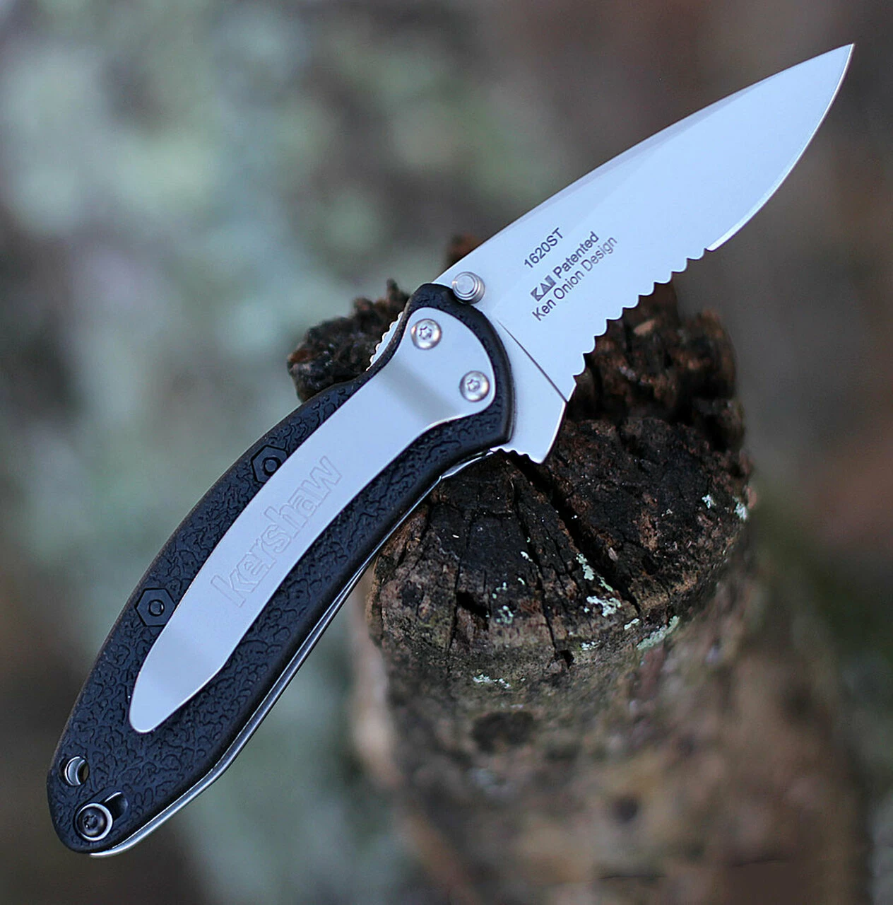 Coupon 👏 Kershaw Knives Kershaw 1620ST Scallion, 2.4" 420HC SS Combo Edge, GFN Handle 🤩 2 Coupon 👏 Kershaw Knives Kershaw 1620ST Scallion, 2.4" 420HC SS Combo Edge, GFN Handle 🤩 - Image 2