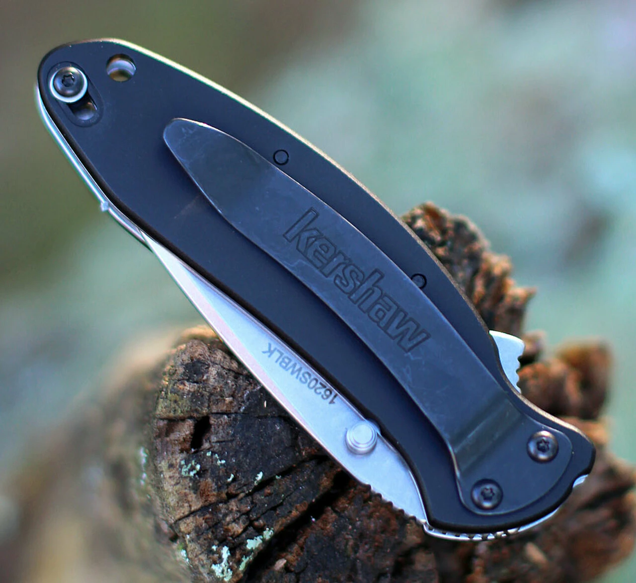 Outlet ❤️ Kershaw Knives Kershaw 1620SWBLK Scallion, 2.5" 420HC Plain Blade, Black Anodized Aluminum Handle 🛒 3 Outlet ❤️ Kershaw Knives Kershaw 1620SWBLK Scallion, 2.5" 420HC Plain Blade, Black Anodized Aluminum Handle 🛒 - Image 3