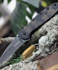 Best reviews of 💯 Kershaw Knives Kershaw Leek Digital Brown 1660DEB, 3" Sandvik Blackwash Blade, Digital Brown Handle 🧨