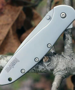 Outlet ✨ Kershaw Knives Kershaw Leek 1660 - 410 Stainless Steel (3" 14C28N Bead Blast) Plain ❤️ -Automatic Knives shop 1660 90807.1629378637