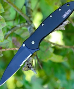 Flash Sale 🎉 Kershaw Knives Kershaw 1660CKTST Leek, 3" Sandvik 14C28N Combo Blade, 410 Stainless Handle ✔️