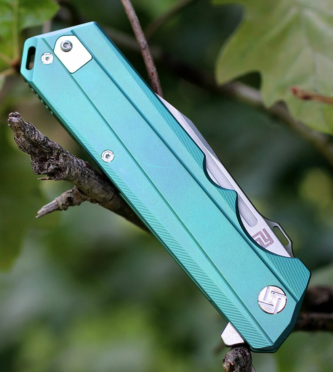 New ⌛ Artisan Cutlery Artisan Littoral ATZ1703GGN, 3.54 in. S35VN Plain Blade, Green Titanium Handle 🛒 4 New ⌛ Artisan Cutlery Artisan Littoral ATZ1703GGN, 3.54 in. S35VN Plain Blade, Green Titanium Handle 🛒 - Image 4