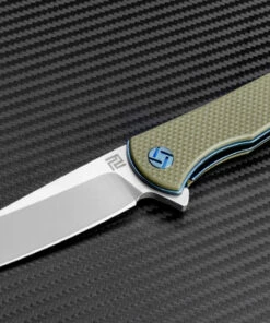 Best reviews of 😍 Artisan Cutlery Artisan ATZ1707PGN Shark, 3.94" D2 Steel Plain Blade, Green G-10 Handle ✨