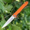 Outlet 🌟 Artisan Cutlery Artisan ATZ1707POE Shark, 3.94" D2 Steel Plain Blade, Orange G-10 Handle 🤩