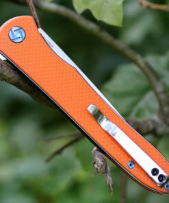 Outlet 🌟 Artisan Cutlery Artisan ATZ1707POE Shark, 3.94" D2 Steel Plain Blade, Orange G-10 Handle 🤩 -Automatic Knives shop 1707poe.2 27562.1566585980