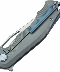 Cheapest 🔥 Bestech Knives BTKT1708B Tercel Frame Lock, 3.50" CPM-S35VN Stonewash Blade, Gray Titanium Handle ✔️ -Automatic Knives shop 1708b.1 16575.1566586048