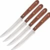 Wholesale 🌟 Bear and Son BC2STKR 4 Piece Steak Knife Set, 5" High Carbon Stainless Plain Blade, Rosewood Handle 🔥