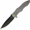 Best reviews of 🎉 We Knife Co. We Knife Model 613 Framelock Flipper 613E, 4.2"Bohler M390 Black Spear Point Plain Blade, Gray Titanium Handle 🛒