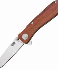 Deals 💯 SOG Twitch II TWI17CP Lockback Folder, 2.63" A/O AUS-8 Drop Point Plain Blade, Rosewood Handle 🌟