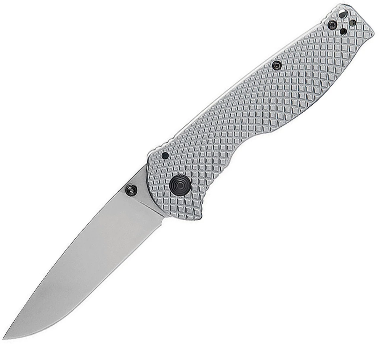 Flash Sale 🌟 SOG 14180157 Flash Framelock, 3.4" 8Cr13MoV Stonewash Drop Point Plain Blade, Checkered Stainless Handle ✔️ 1 Flash Sale 🌟 SOG 14180157 Flash Framelock, 3.4" 8Cr13MoV Stonewash Drop Point Plain Blade, Checkered Stainless Handle ✔️