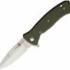 Wholesale 🛒 Al Mar Mini S.E.R.E. 2020 Linerlock A/O 2209, 3" 8Cr13MoV SS Combo Blade, FRN Handle, OD Green 🧨