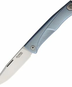 Brand new 😍 LionSteel Thrill Slip Joint - Blue Ti (3.2" Satin M390) TL BL ⌛