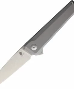 Coupon ✔️ Kizer Cutlery KI4530 Quell Framelock Folder, 3.1" CPM-S35VN Stonewash Wharncliffe Plain Blade, Gray Titanium Handle 🌟