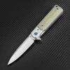 Discount 🛒 Artisan Cutlery Artisan Classic ATZ1802GGNS, 3.94" S35VN Plain Blade, Green G10 Handle 🧨