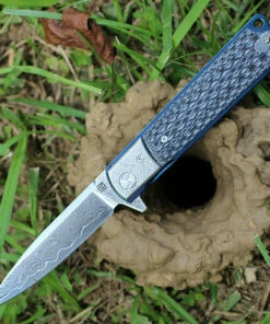 Outlet ⌛ Artisan Cutlery Artisan Classic Damascus ATZ1802GDBK, 3.94" Damascus Plain Blade, Black G10/Damascus Handle ⭐