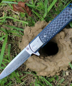 Outlet ⌛ Artisan Cutlery Artisan Classic Damascus ATZ1802GDBK, 3.94" Damascus Plain Blade, Black G10/Damascus Handle ⭐ -Automatic Knives shop 1802gdbk 93998.1566586096