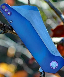 Wholesale 🔥 Artisan Cutlery Artisan Osprey ATZ1803GBUS, 3.74" S35VN Plain Blade, Blue TC4 Titanium Handle ✨ -Automatic Knives shop 1803gbus 95786.1566585971