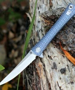 Best reviews of 🔔 Artisan Cutlery Artisan ATZ1805GBUS S Waistline, 4" S35VN Plain Blade, Blue Titanium Handle 🔔