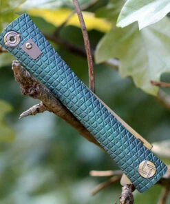 New 😍 Artisan Cutlery Artisan ATZ1805GGNM S Waistline, 4" M390 Plain Blade, Green Titanium Handle 😍 -Automatic Knives shop 1805ggnm.6 85442.1566586002