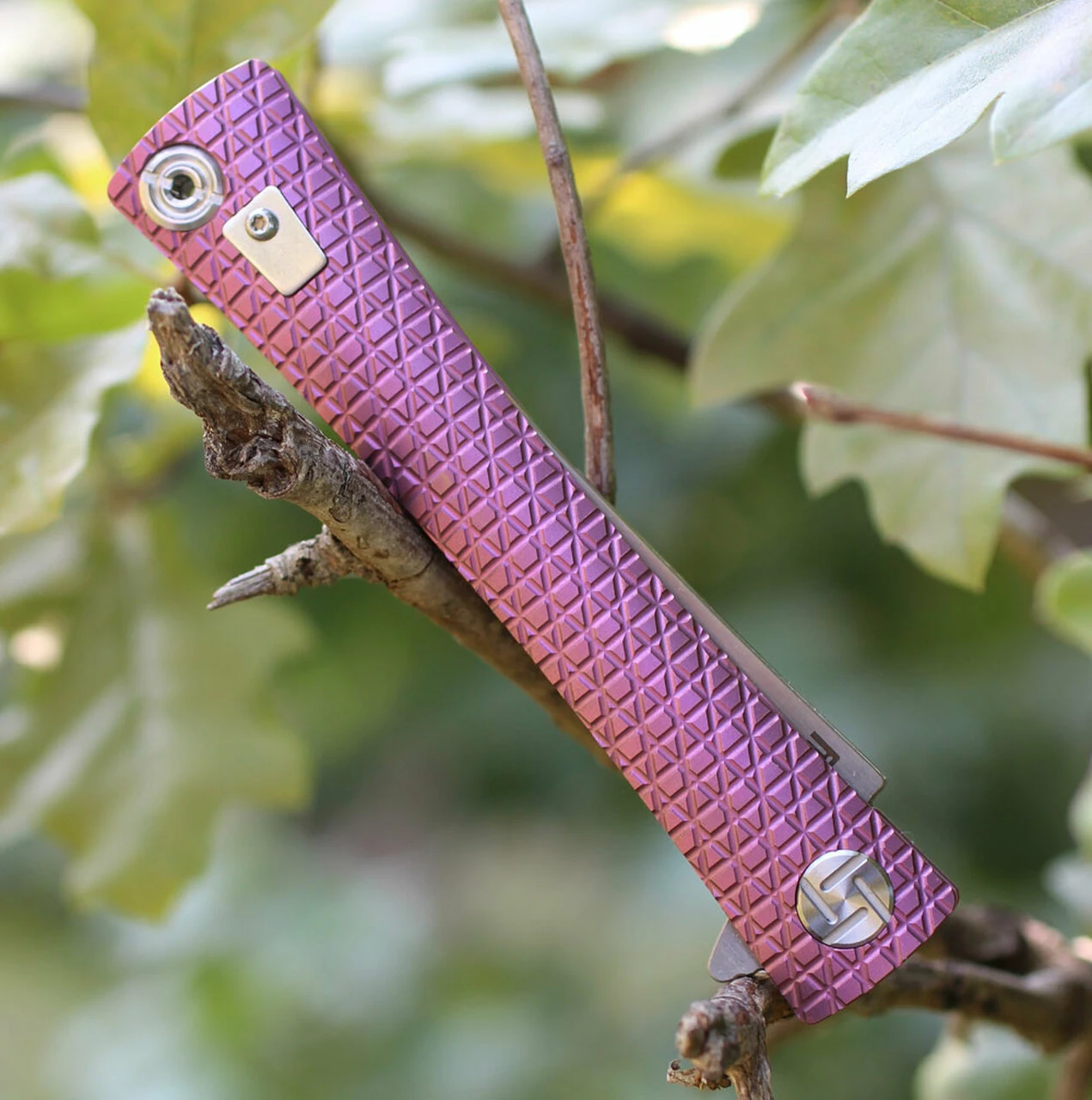 Discount 👍 Artisan Cutlery Artisan ATZ1805GREM S Waistline, 4" M390 Plain Blade, Purple Titanium Handle ❤️ 4 Discount 👍 Artisan Cutlery Artisan ATZ1805GREM S Waistline, 4" M390 Plain Blade, Purple Titanium Handle ❤️ - Image 4