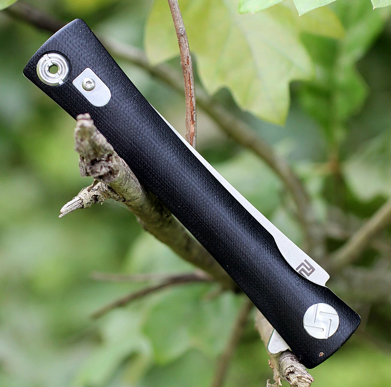 Best Sale 👏 Artisan Cutlery Artisan S Waistline ATZ1805PBKC, 3.94" D2 Plain Blade, Black Curved G-10 Handle 💯 4 Best Sale 👏 Artisan Cutlery Artisan S Waistline ATZ1805PBKC, 3.94" D2 Plain Blade, Black Curved G-10 Handle 💯 - Image 4