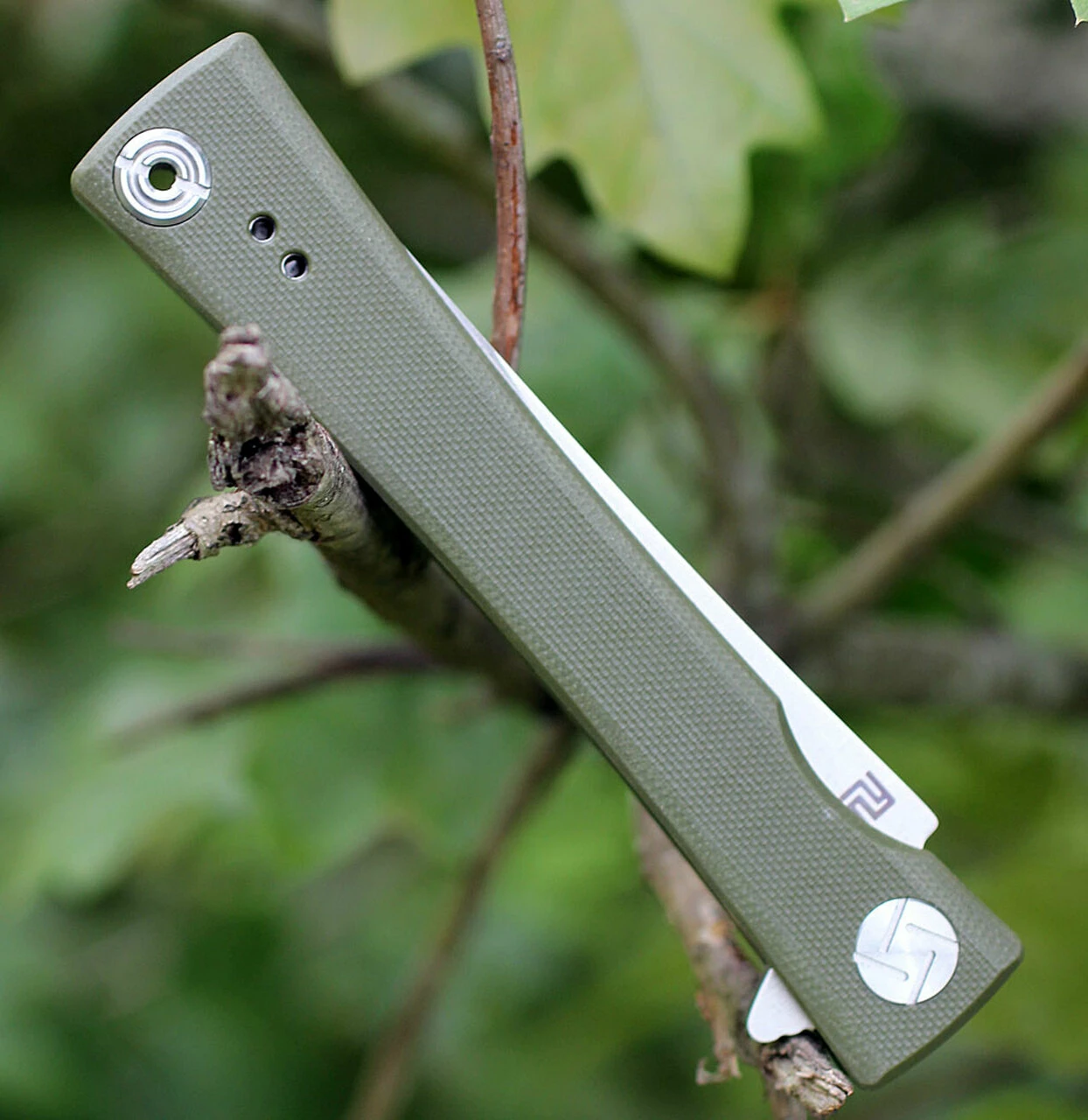 Buy 🎉 Artisan Cutlery Artisan S Waistline ATZ1805PGNF, 3.94" D2 Plain Blade, Green Flat G-10 Handle 💯 3 Buy 🎉 Artisan Cutlery Artisan S Waistline ATZ1805PGNF, 3.94" D2 Plain Blade, Green Flat G-10 Handle 💯 - Image 3