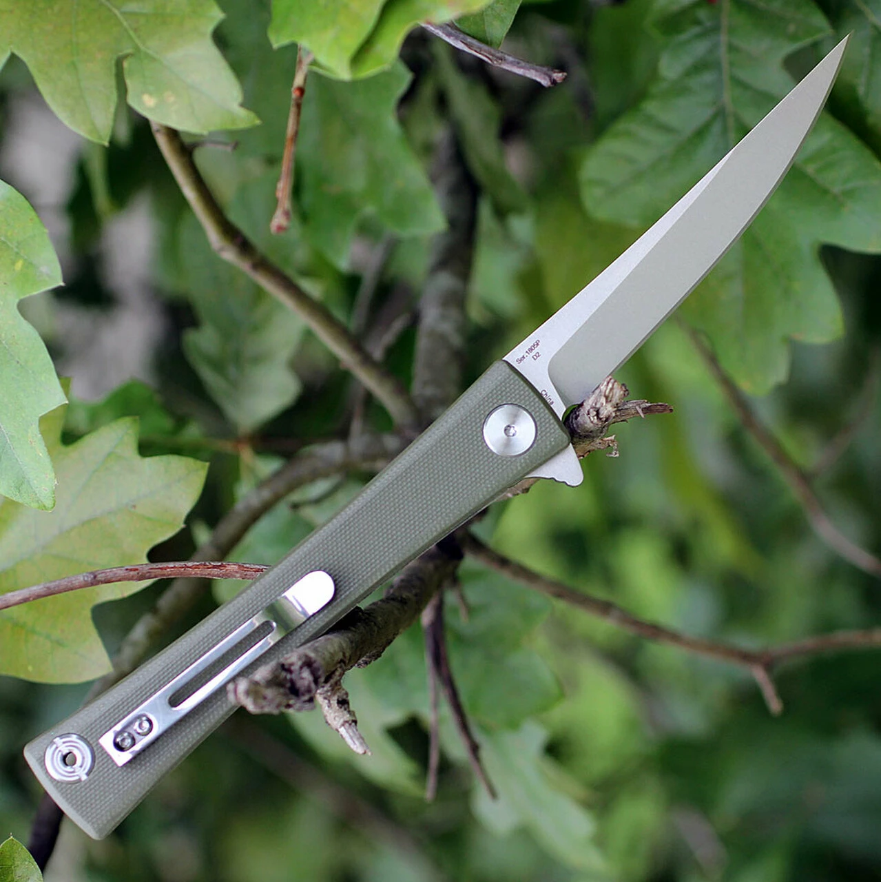 Buy 🎉 Artisan Cutlery Artisan S Waistline ATZ1805PGNF, 3.94" D2 Plain Blade, Green Flat G-10 Handle 💯 2 Buy 🎉 Artisan Cutlery Artisan S Waistline ATZ1805PGNF, 3.94" D2 Plain Blade, Green Flat G-10 Handle 💯 - Image 2