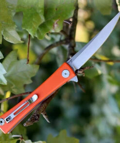 Discount ✨ Artisan Cutlery Artisan S Waistline ATZ1805POEF, 3.94" D2 Plain Blade, Orange Flat G-10 Handle 🌟 -Automatic Knives shop 1805poef 85480.1566586042