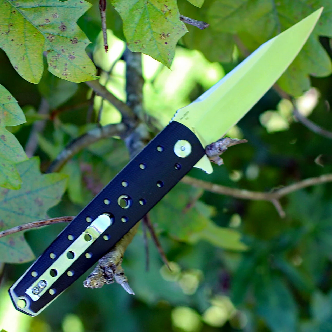 Cheapest ❤️ Artisan Cutlery Artisan Virginia ATZ1807PBK, 3.94" D2 Plain Blade, Curved Black G-10 Handle ✨ 2 Cheapest ❤️ Artisan Cutlery Artisan Virginia ATZ1807PBK, 3.94" D2 Plain Blade, Curved Black G-10 Handle ✨ - Image 2