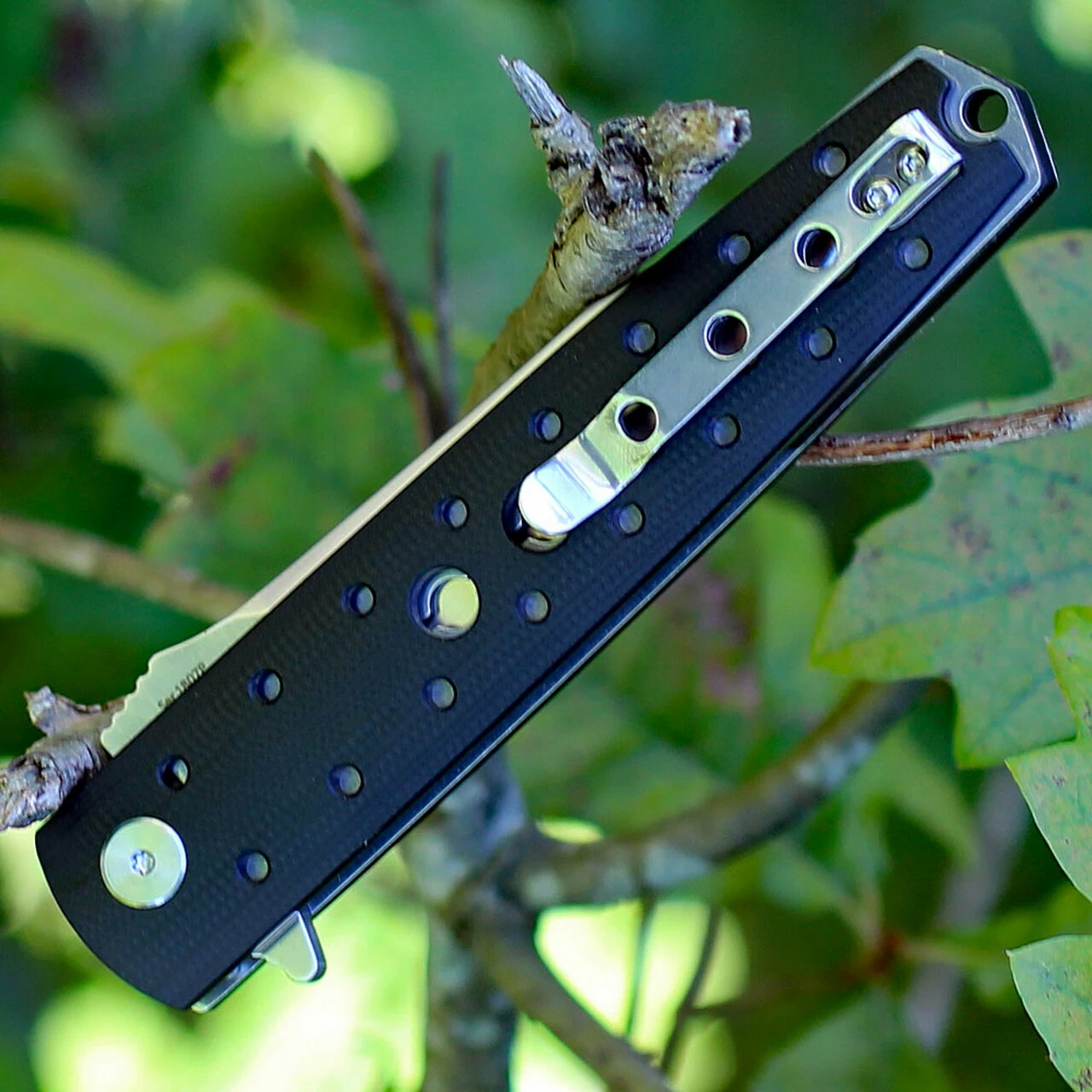 Cheapest ❤️ Artisan Cutlery Artisan Virginia ATZ1807PBK, 3.94" D2 Plain Blade, Curved Black G-10 Handle ✨ 4 Cheapest ❤️ Artisan Cutlery Artisan Virginia ATZ1807PBK, 3.94" D2 Plain Blade, Curved Black G-10 Handle ✨ - Image 4